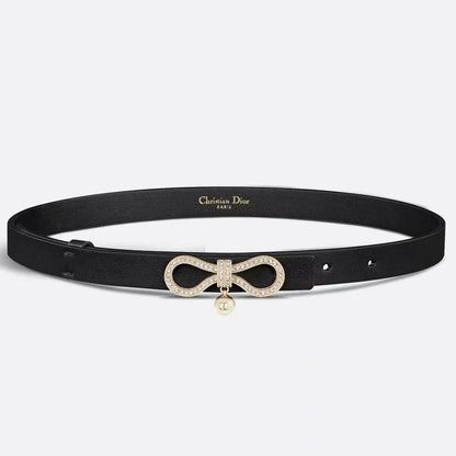 Dior 2026 Le Nœud De Gold Bow Buckle Belt 15mm 184754