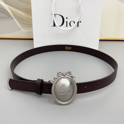 Dior Médaillon 6.5cm Belt Buckle 2.5cm Smooth Calfskin