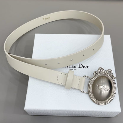 Dior Médaillon 6.5cm Belt Buckle 2.5cm Smooth Calfskin