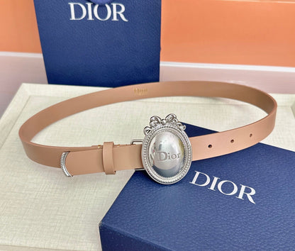 Dior Médaillon 6.5cm Belt Buckle 2.5cm Smooth Calfskin