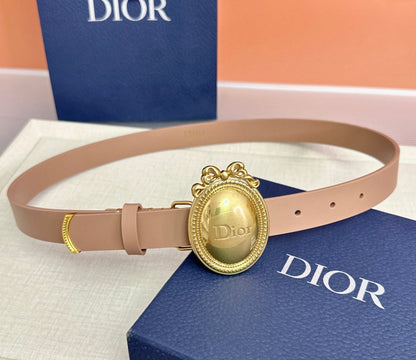 Dior Médaillon 6.5cm Belt Buckle 2.5cm Smooth Calfskin