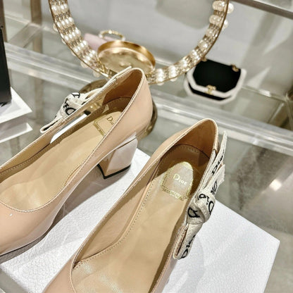 CD 26 Lolita High-Heeled 85 Beige Patent Leather 679733