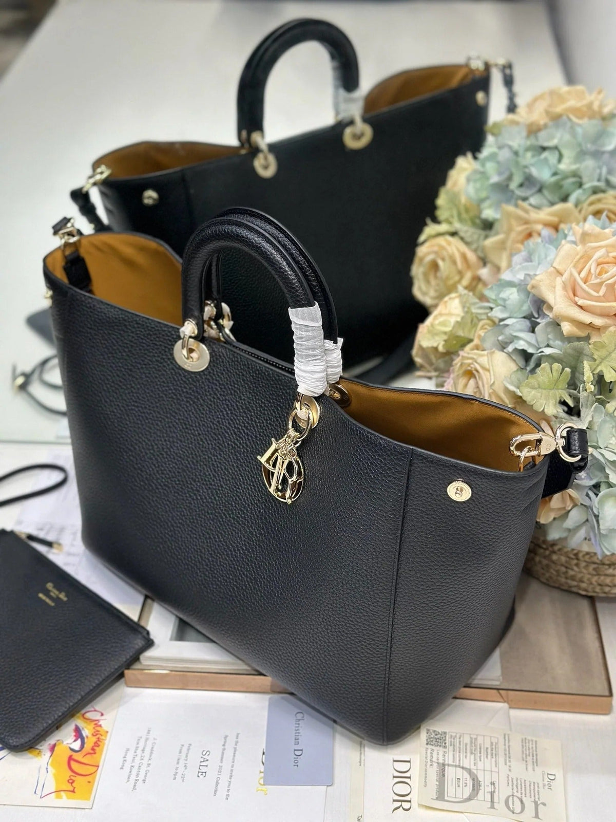 Dior 2026 Toujours Bag Embossed Calfskin 288175