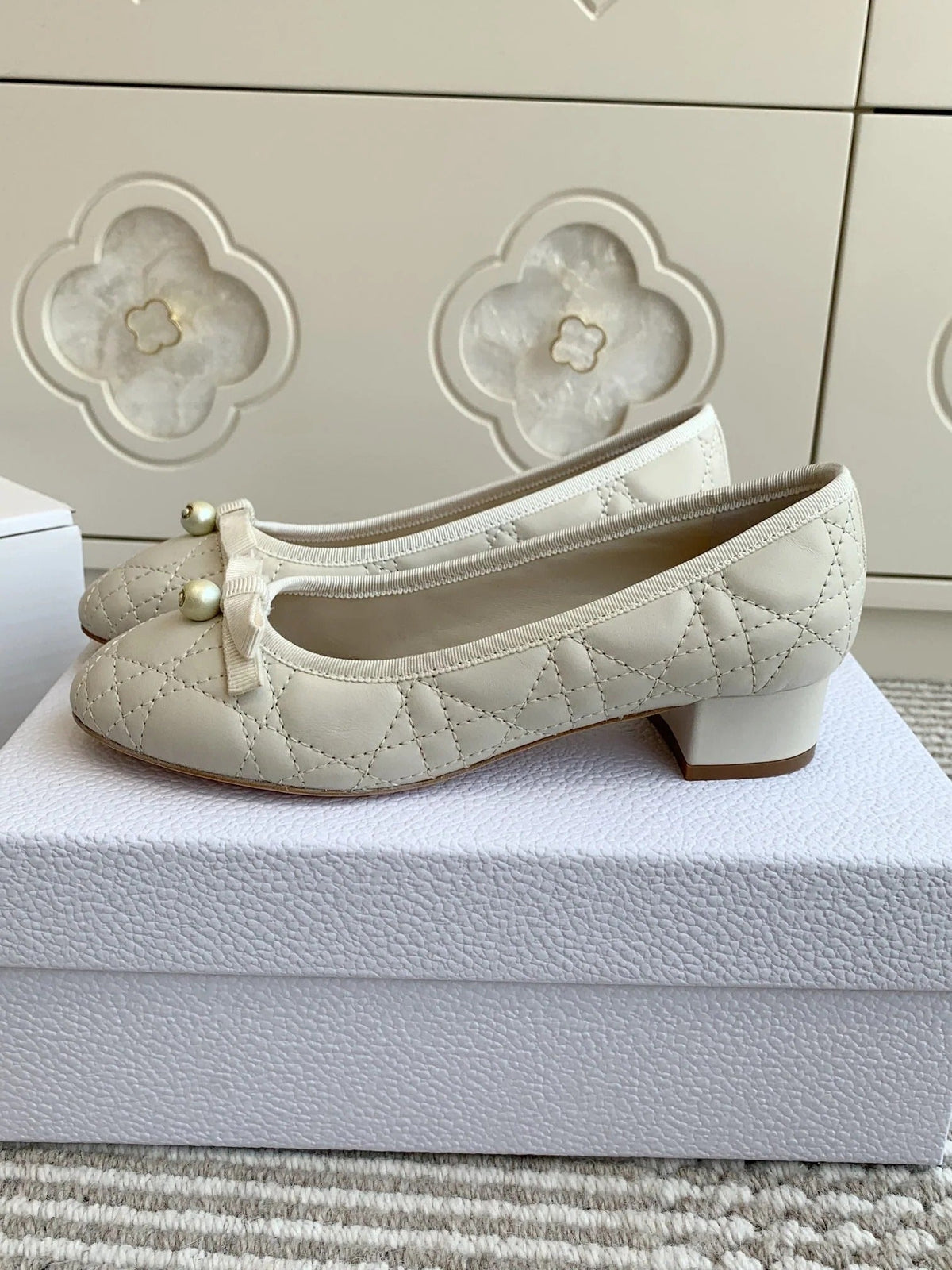 Dior 2026 Bow Pump 30mm Sheepskin 884802