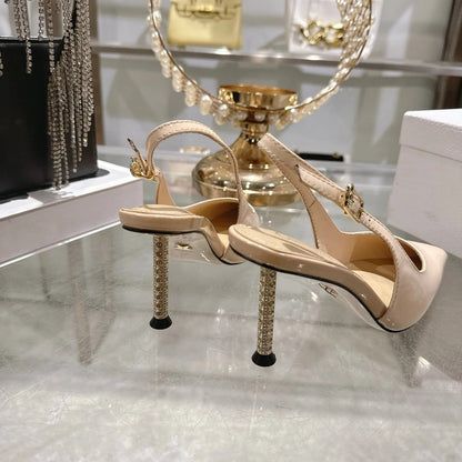 CD 26 Slingback 80 Beige Patent Leather 679852