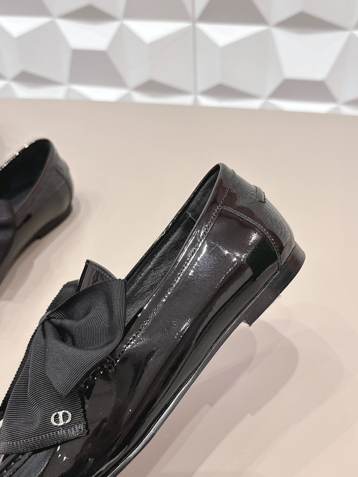 CD Diorissimo Loafer Black Patent Leather 613689