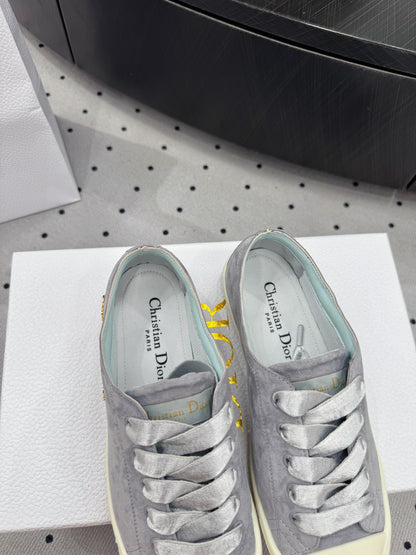Dior Lucky Sneaker Grey Suede 618072