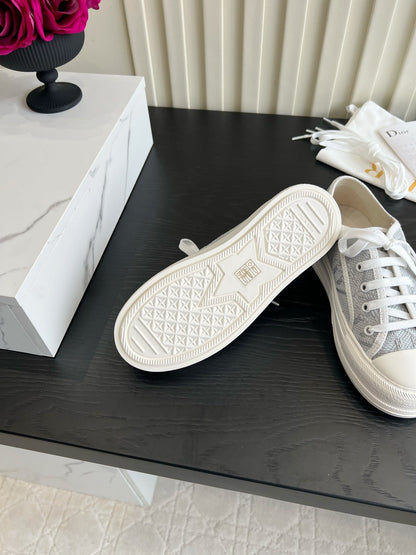 CD Dioriviera Walk'n'Dior Sneaker Grey Cotton 851245