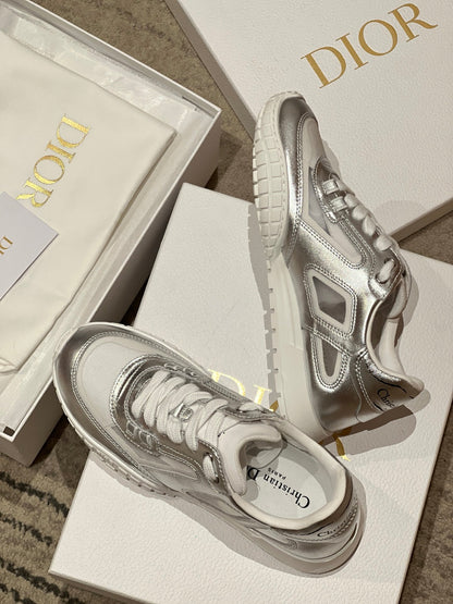 CD Tech Sneaker Sliver White Mesh Leather 707904
