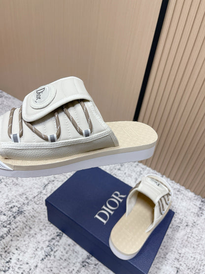 CD Men's Alpha Sandals White Rubber Fabric 752390