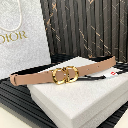 Dior 2026 Saddle Belt 25mm Calfskin
