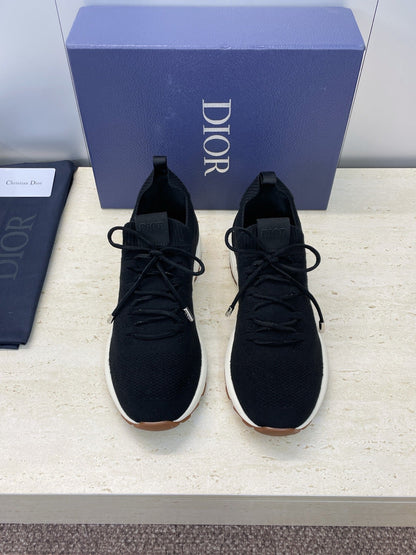 CD B80 Lounge Sneaker Black Cannage Cashmere Wool 551442