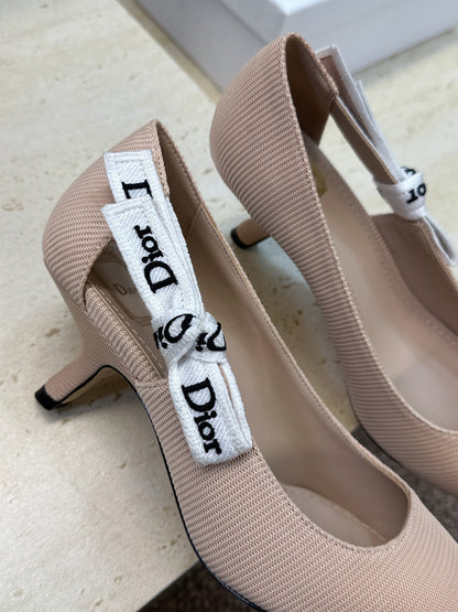 CD J'Adior Pump 6.5cm Beige Technical Fabric 633062