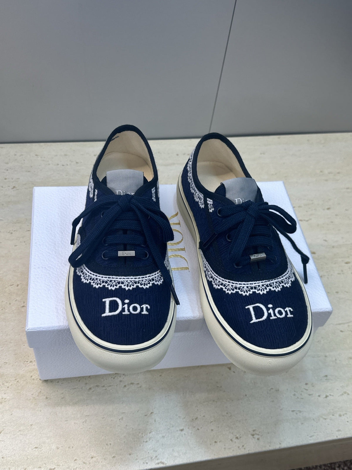 CD Saltwind Sneaker Dark Blue Cotton 633082