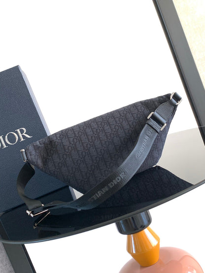 Dior 8 Waist Bag Black Frabic 336248