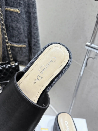 CD 26s Platform Sandal 65 Black Leather 636357