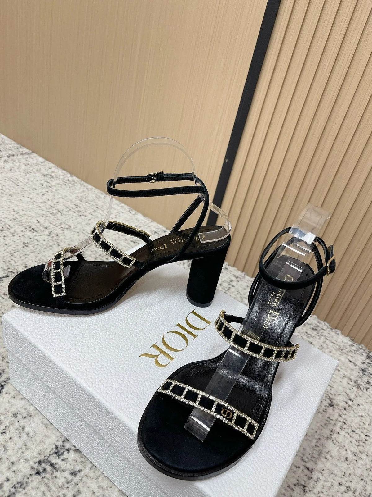 CD 26s High Heel Sandals 80 Genuine Leather 643496