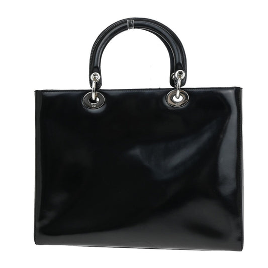 Dior Lady Dior Leather Black Handbag Leather