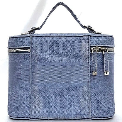 Christian Dior Handbag Vanity Bag Light Blue